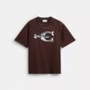 Hardware avslappet T-shirt i økologisk bomull