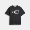 Hardware avslappet T-shirt i økologisk bomull
