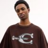 Hardware avslappet T-shirt i økologisk bomull