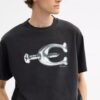 Hardware avslappet T-shirt i økologisk bomull