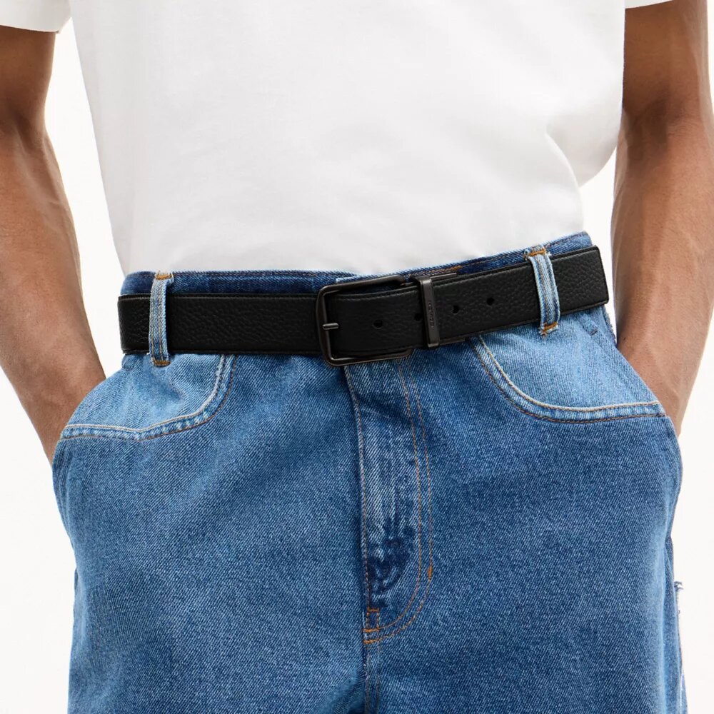 Harness-spenne, tilpasset i lengde og vendbart belte, 38 mm