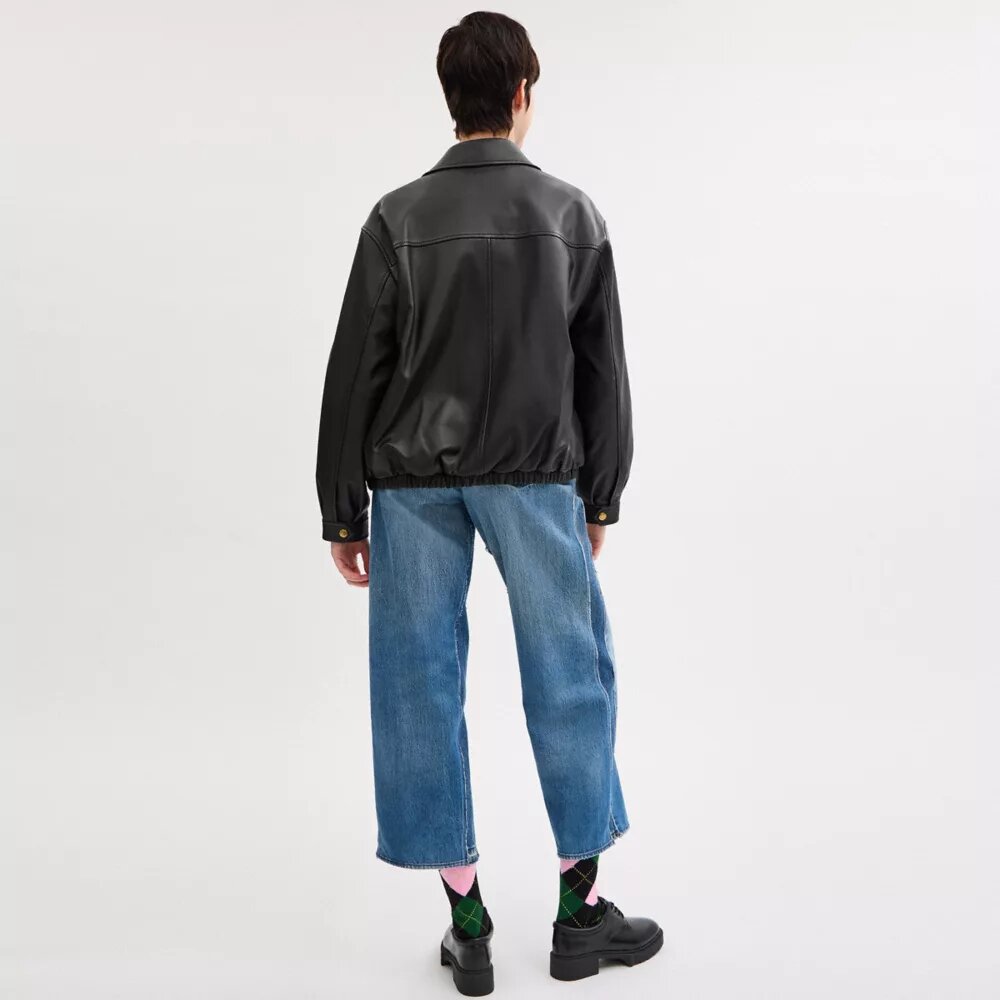 Heritage C-plakett – oversized skinnjakke