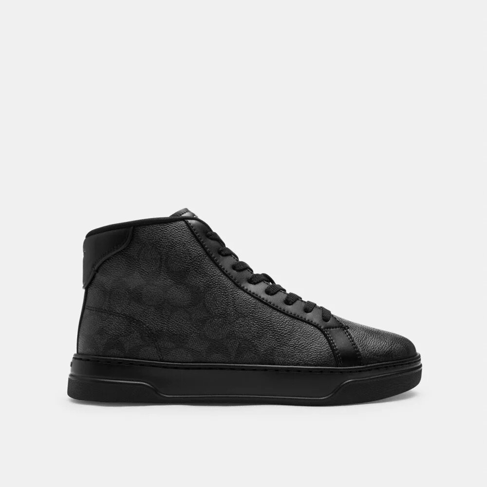 High Line høye sneakers i Signature Canvas