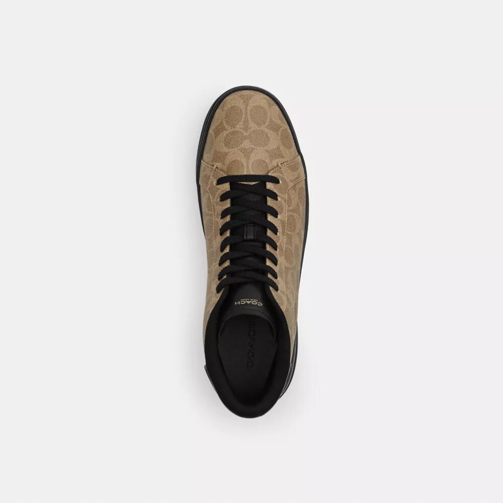 High Line høytoppet sneaker i Signature Canvas