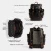 Hitch-ryggsekk i «Loved Leather»