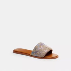Holly-sandaler i krystall, vårt karakteristiske jacquardmønster