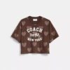Horse and Carriage med hjerte – kort T-shirt i økologisk bomull