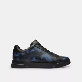 Høye sneakers i Signature Canvas med kamuflasjeprint