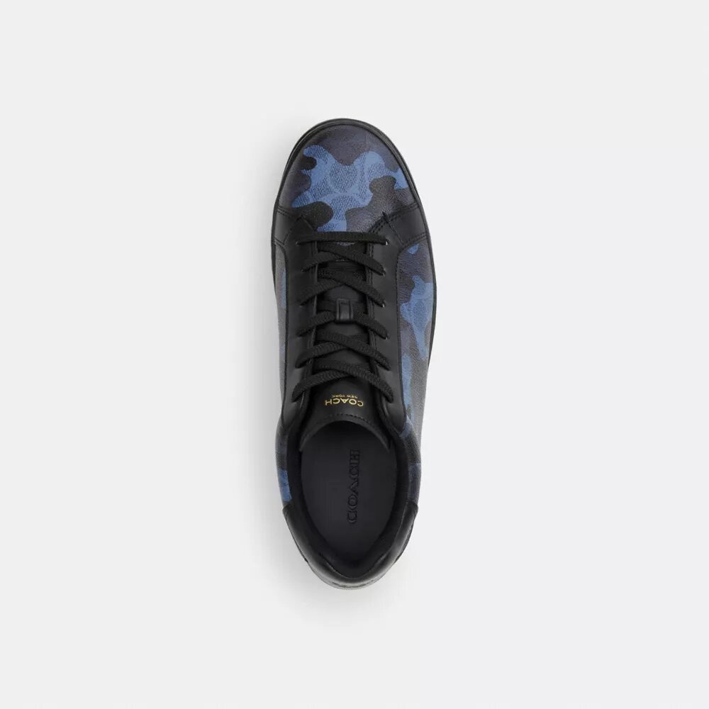 Høye sneakers i Signature Canvas med kamuflasjeprint