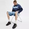 Høye sneakers med skisse-trykk