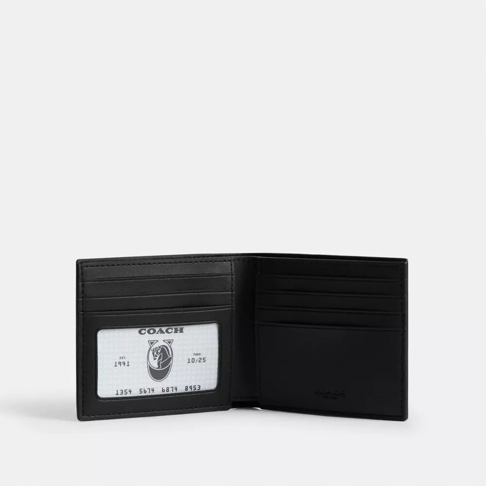 ID-lommebok i Signature Canvas med «Varsity Stripe»