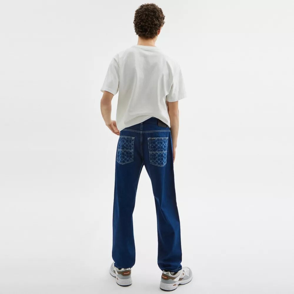 Jeans med rett passform