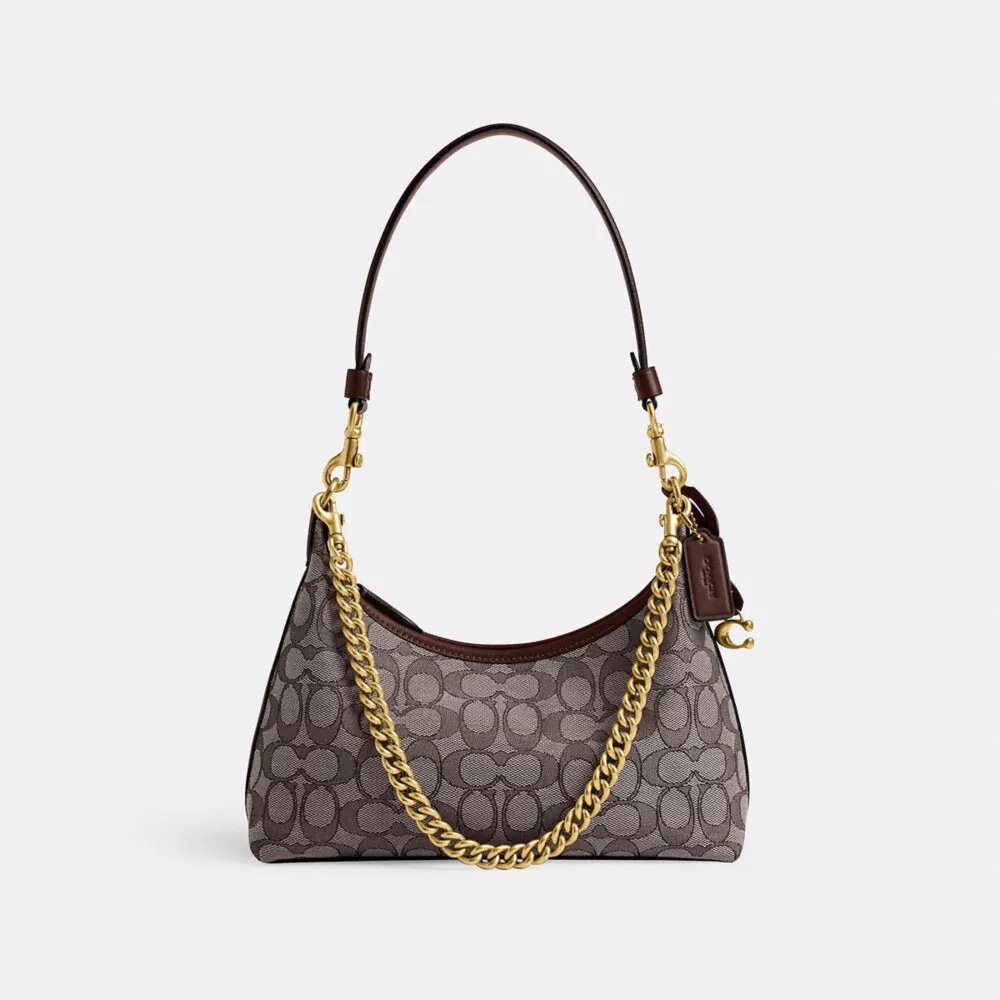 Juliet skulderveske 25 i Signature Jacquard