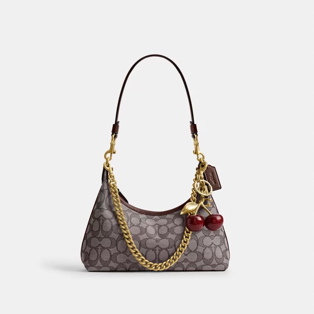 Juliet skulderveske 25 i Signature Jacquard