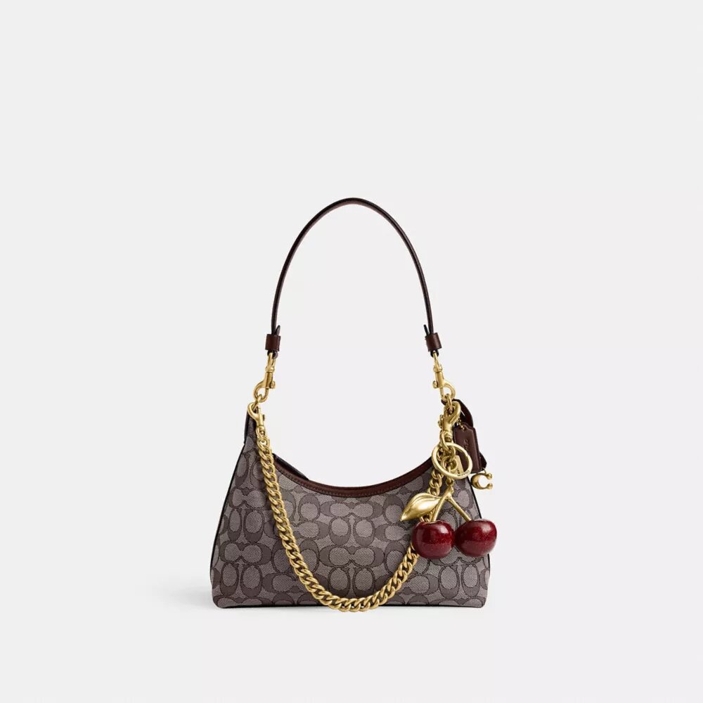 Juliet skulderveske 25 i Signature Jacquard
