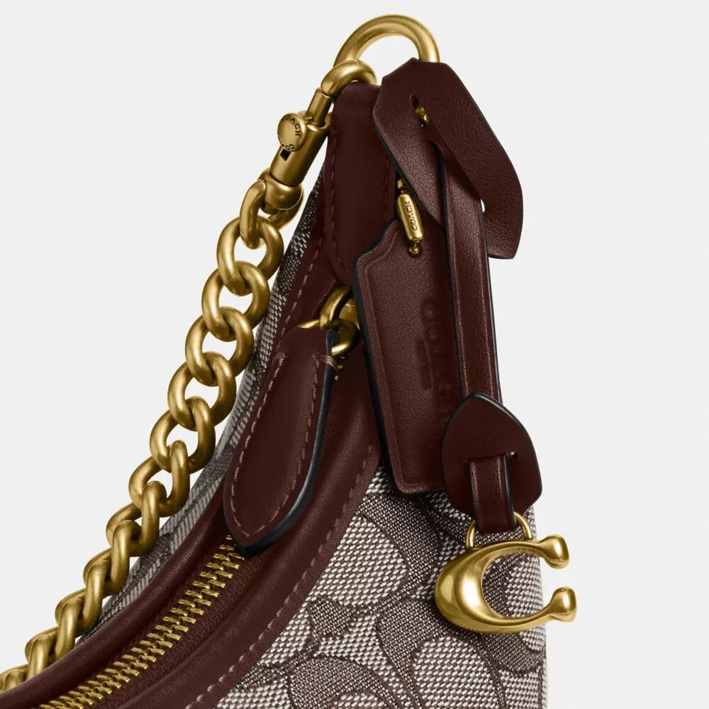 Juliet skulderveske 25 i Signature Jacquard