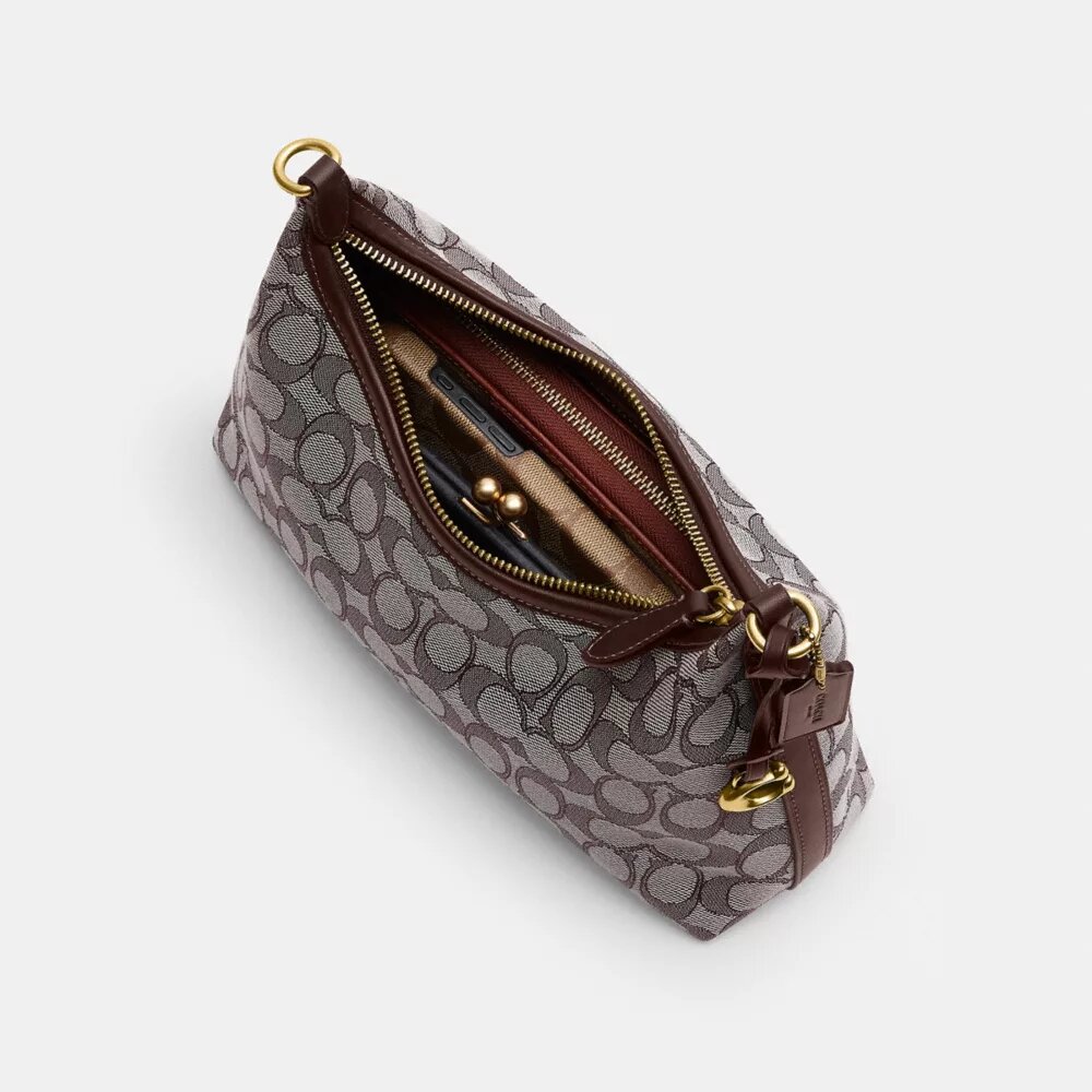 Juliet skulderveske 25 i Signature Jacquard