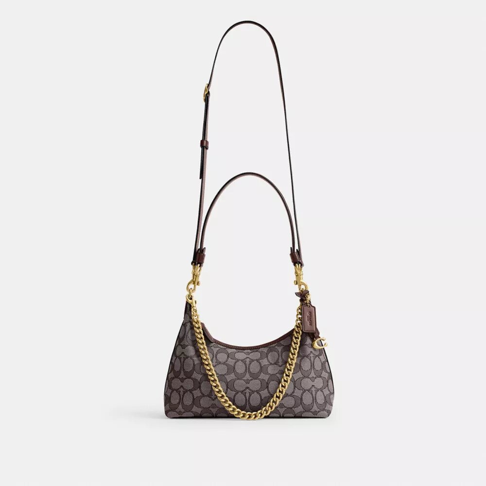 Juliet skulderveske 25 i Signature Jacquard