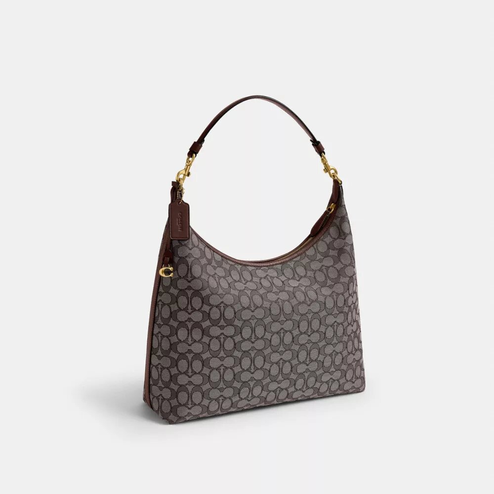 Juliet skulderveske 38 i signaturjacquard