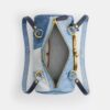 Kisslock Barrel Bag 28 i gjenbrukt denim