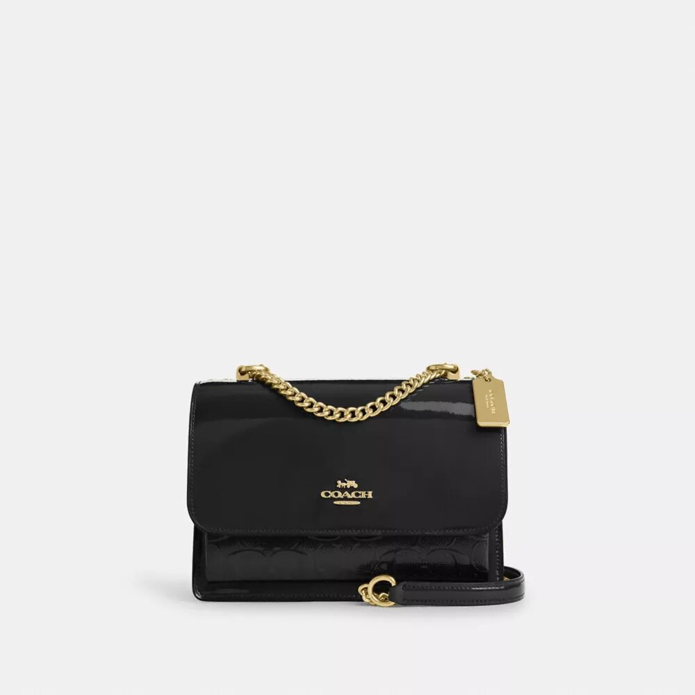 Klare-crossbody-veske i signaturlær