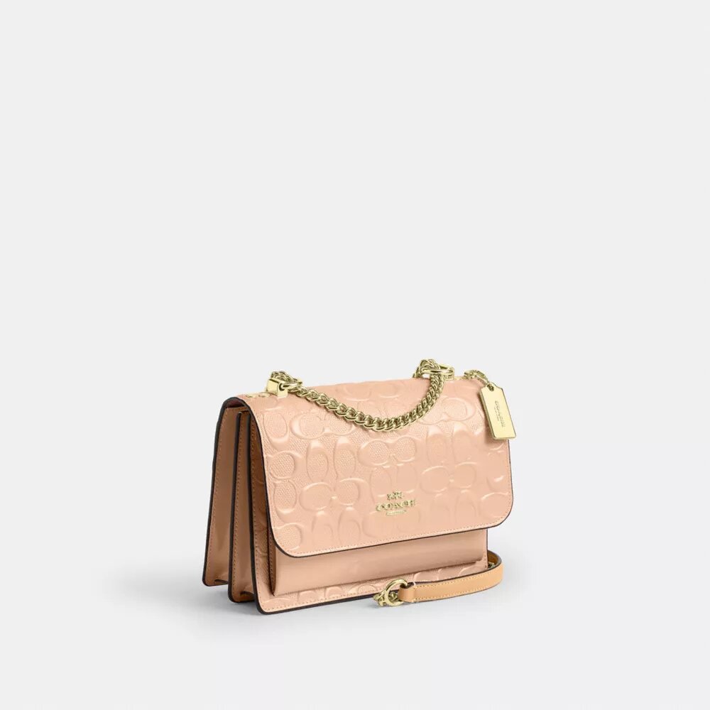 Klare-crossbody-veske i signaturlær