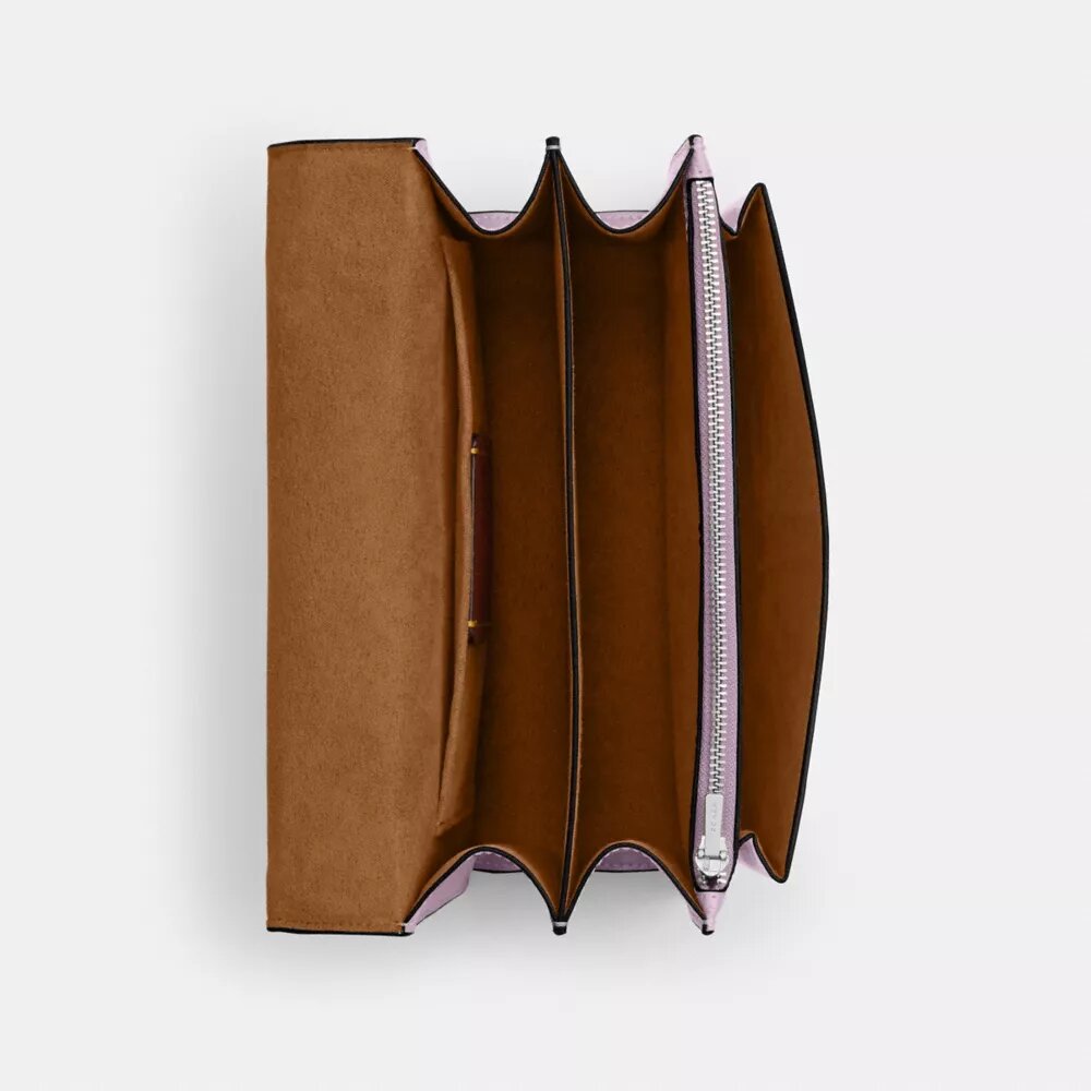 Klare-crossbody-veske i signaturlær