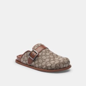 Klogs med spenne i vårt karakteristiske jacquard