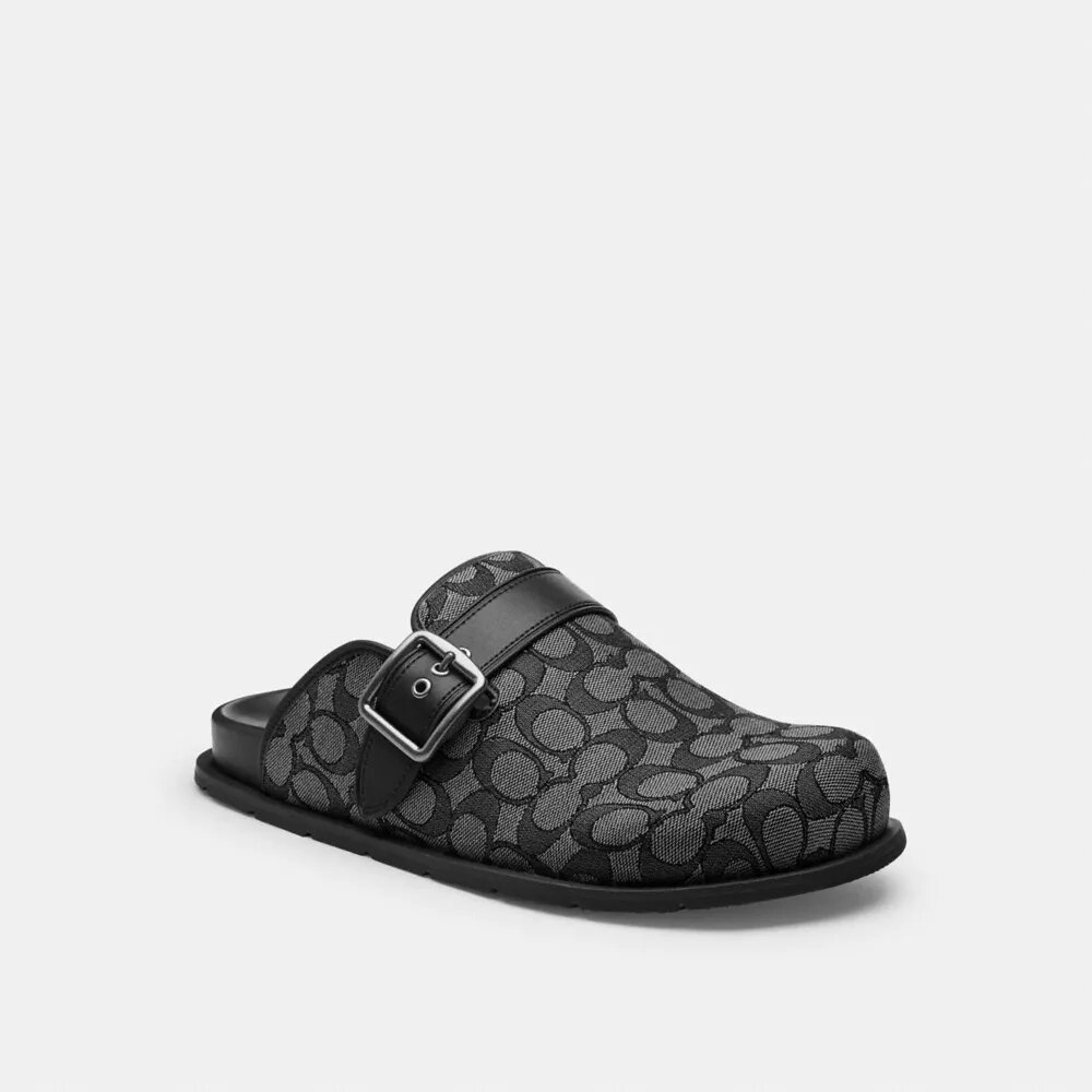 Klogs med spenne i vårt karakteristiske jacquard