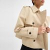 Kort trenchcoat