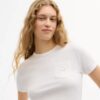 Kortærmet T-shirt med lomme i økologisk bomull