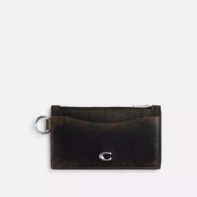 Kortetui med glidelås i «Loved Leather»