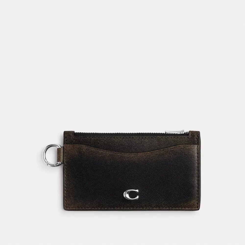 Kortetui med glidelås i «Loved Leather»