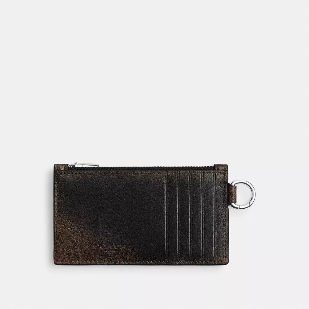 Kortetui med glidelås i «Loved Leather»