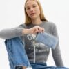 Lang lommebok med glidelås rundt i «Loved Denim»