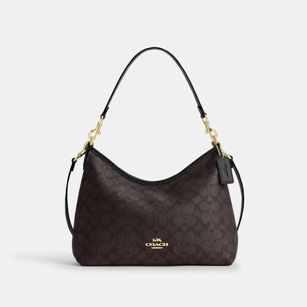 Laurel skulderveske i Signature Canvas