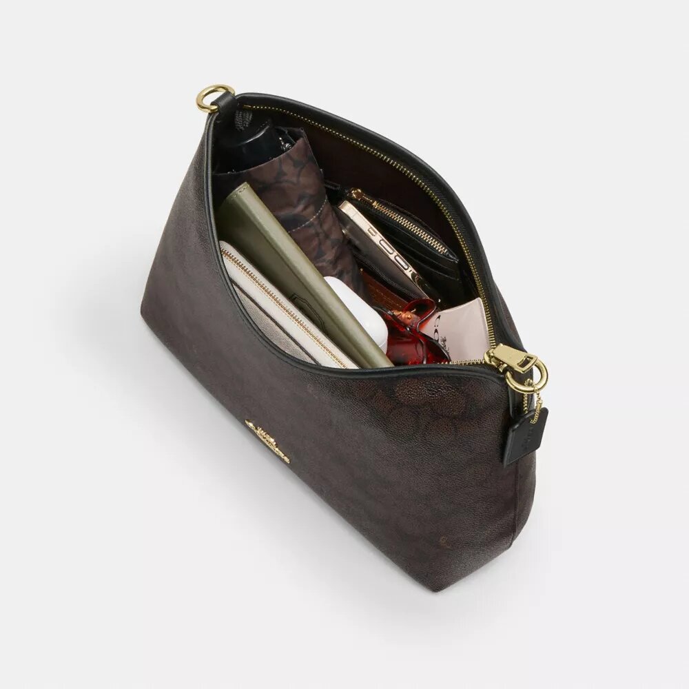 Laurel skulderveske i Signature Canvas