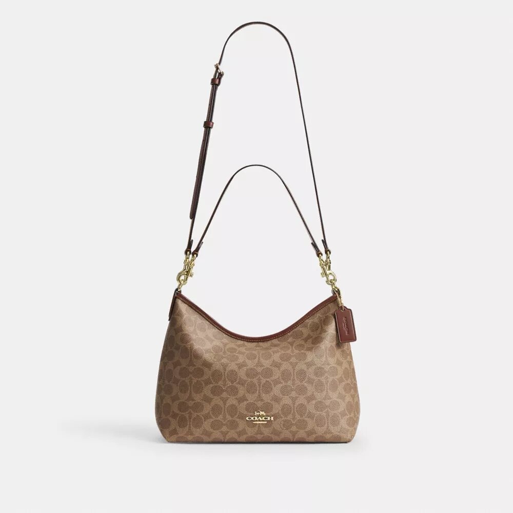 Laurel skulderveske i Signature Canvas