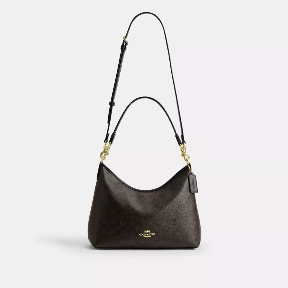 Laurel skulderveske i Signature Canvas