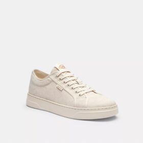 Lerretssneakers i signatur-jacquard
