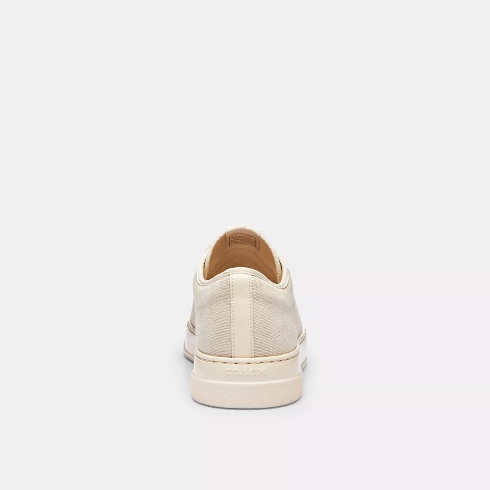 Lerretssneakers i signatur-jacquard