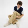 Lerretssneakers i signatur-jacquard