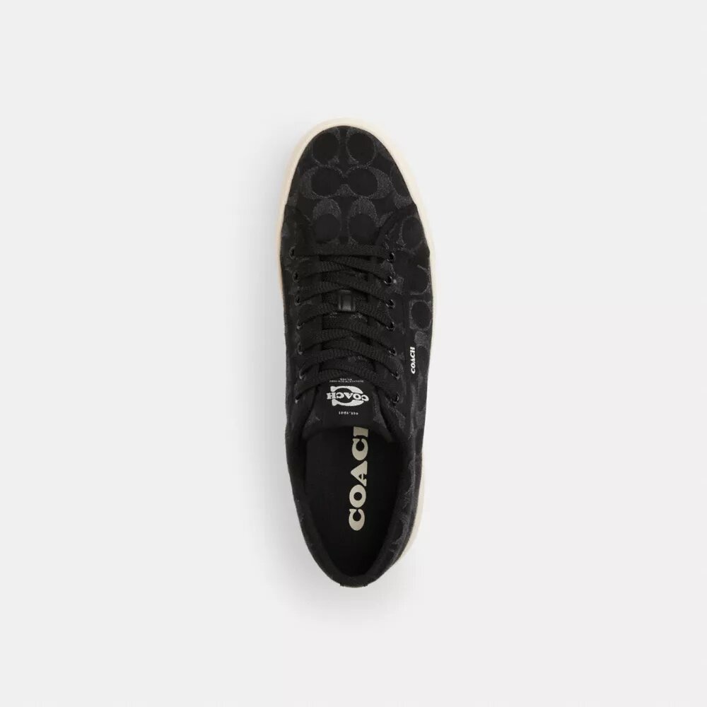 Lerretssneakers i Signature-denim