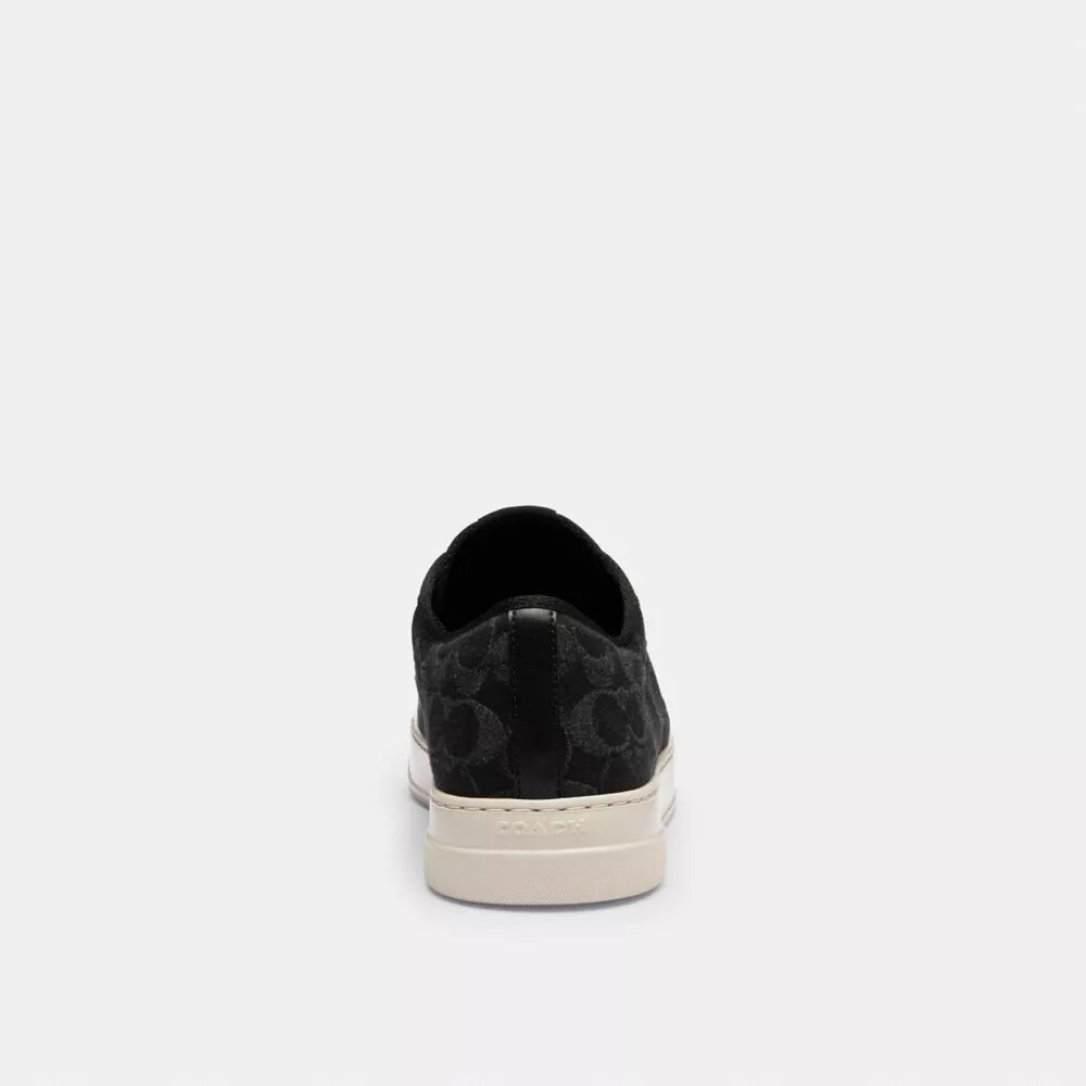 Lerretssneakers i Signature-denim
