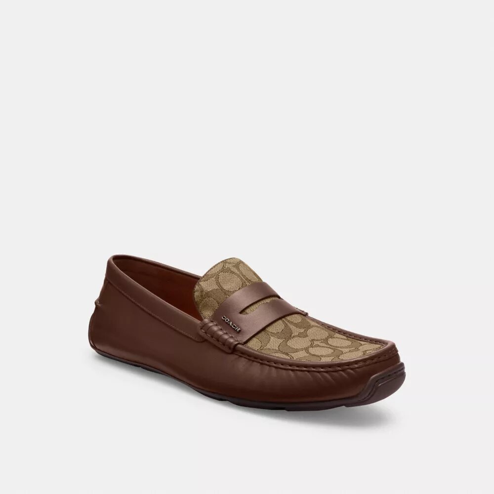 Liam-kjøresko i signatur-jacquard