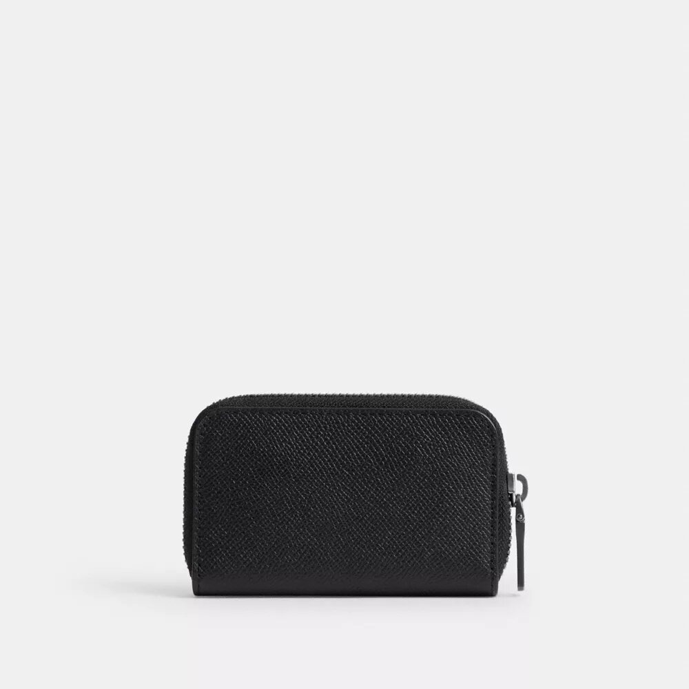 Liten kortholder med glidelås rundt hele