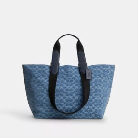 Liten Tote-veske i signaturdenim