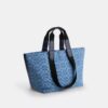 Liten Tote-veske i signaturdenim