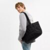 Liten Tote-veske i signaturdenim