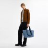 Liten Tote-veske i signaturdenim